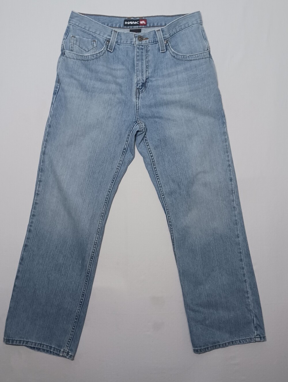 Tony Hawk Mens Relaxed Fit Jeans 30X30 Light Blue Wash Denim Y2K 2008
